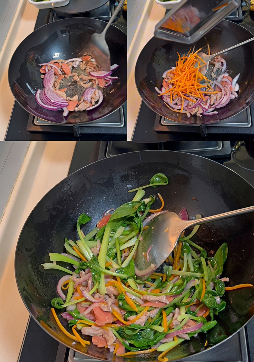 Stir-Fry the Vegetables