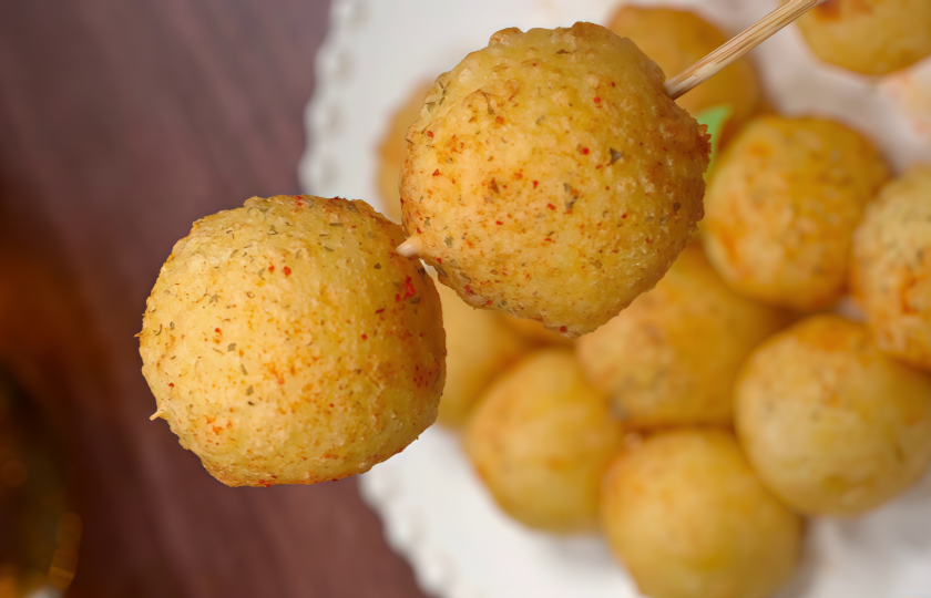 air fryer mashed potatoe balls