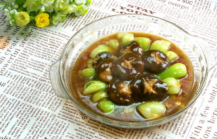 Bok Choy and Shiitake Stir-Fry