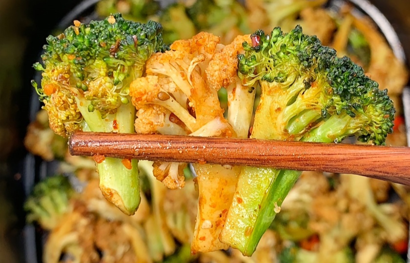 Air Fryer Broccoli and Cauliflower: Easy and Healthy Recipe