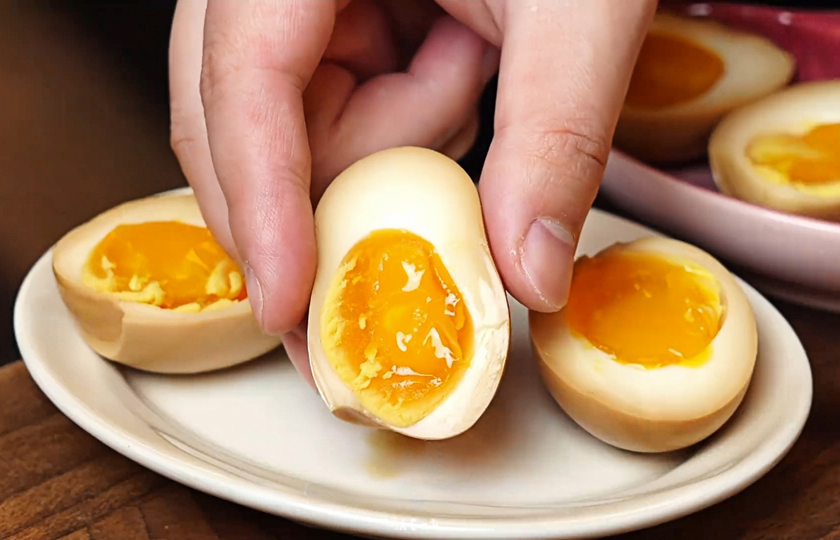 Soy Sauce Soft-Boiled Eggs - Deliciously Exploding Yolk